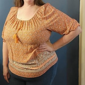 3x fits like 1x pattern shirt